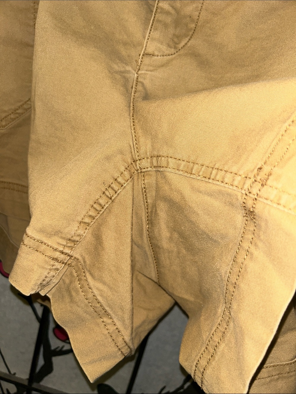 Old Navy Utility Shorts in light Khaki Brown sz 2X - Picture 6 of 11